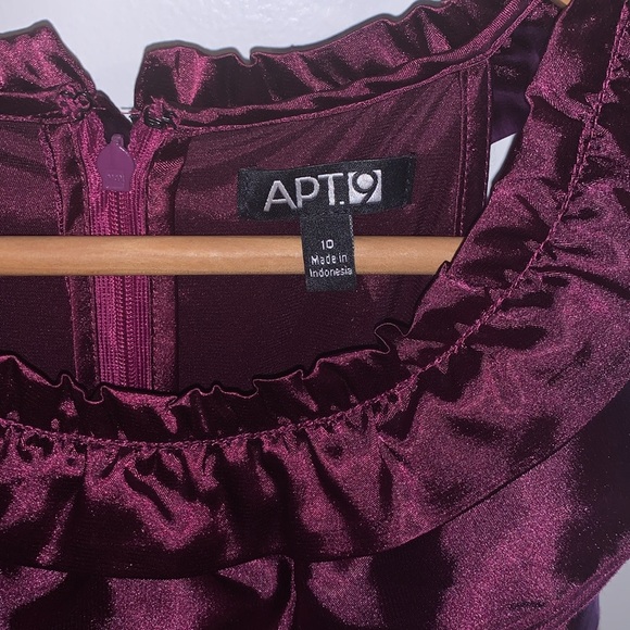 Apt. 9 SLEEVELESS RUFFLE TOP COLOR BLOCK DRESS 10 - Picture 4 of 7